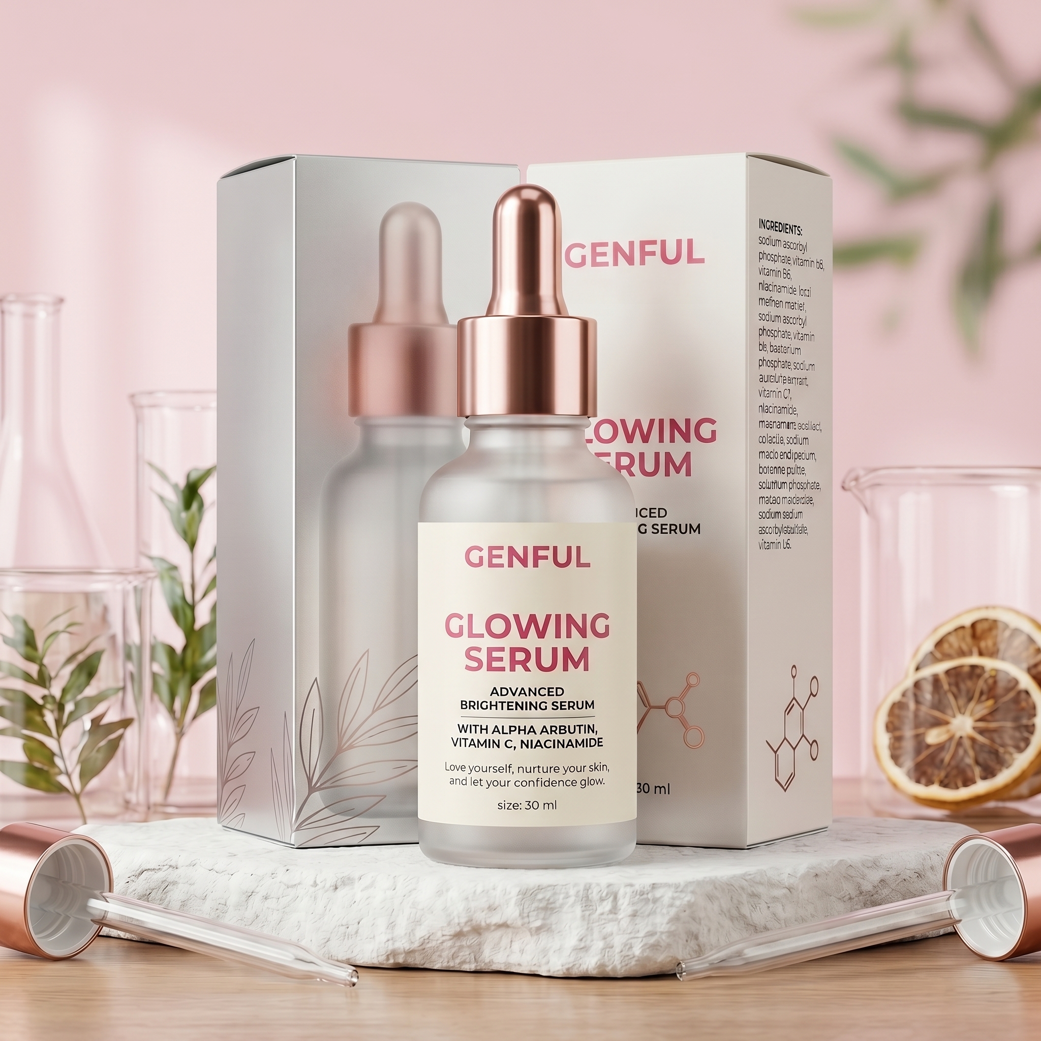 Genful Glowing Serum Lifestyle